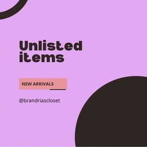 Unlisted Items for live show